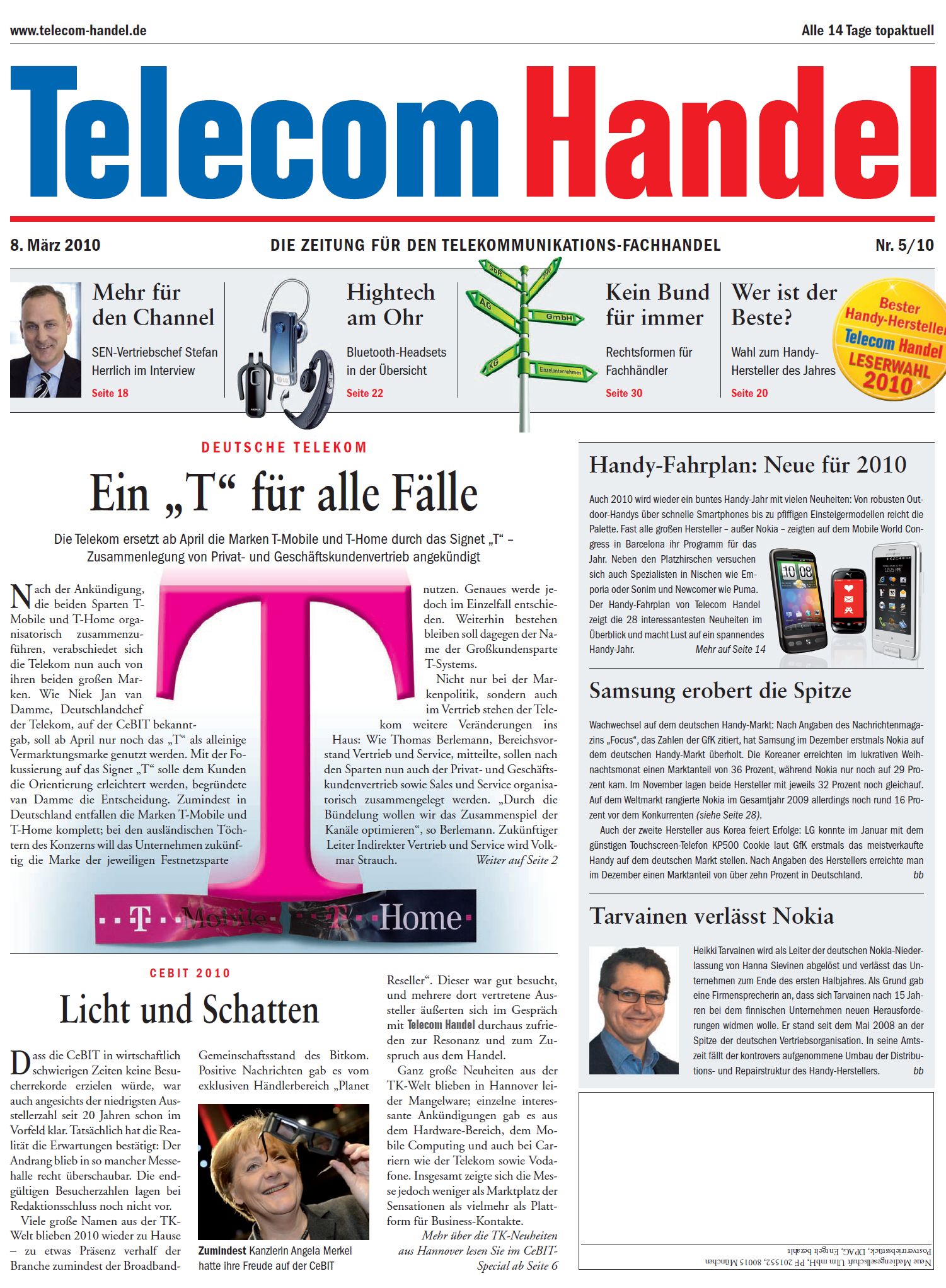 Telecom Handel Ausgabe 05/2010