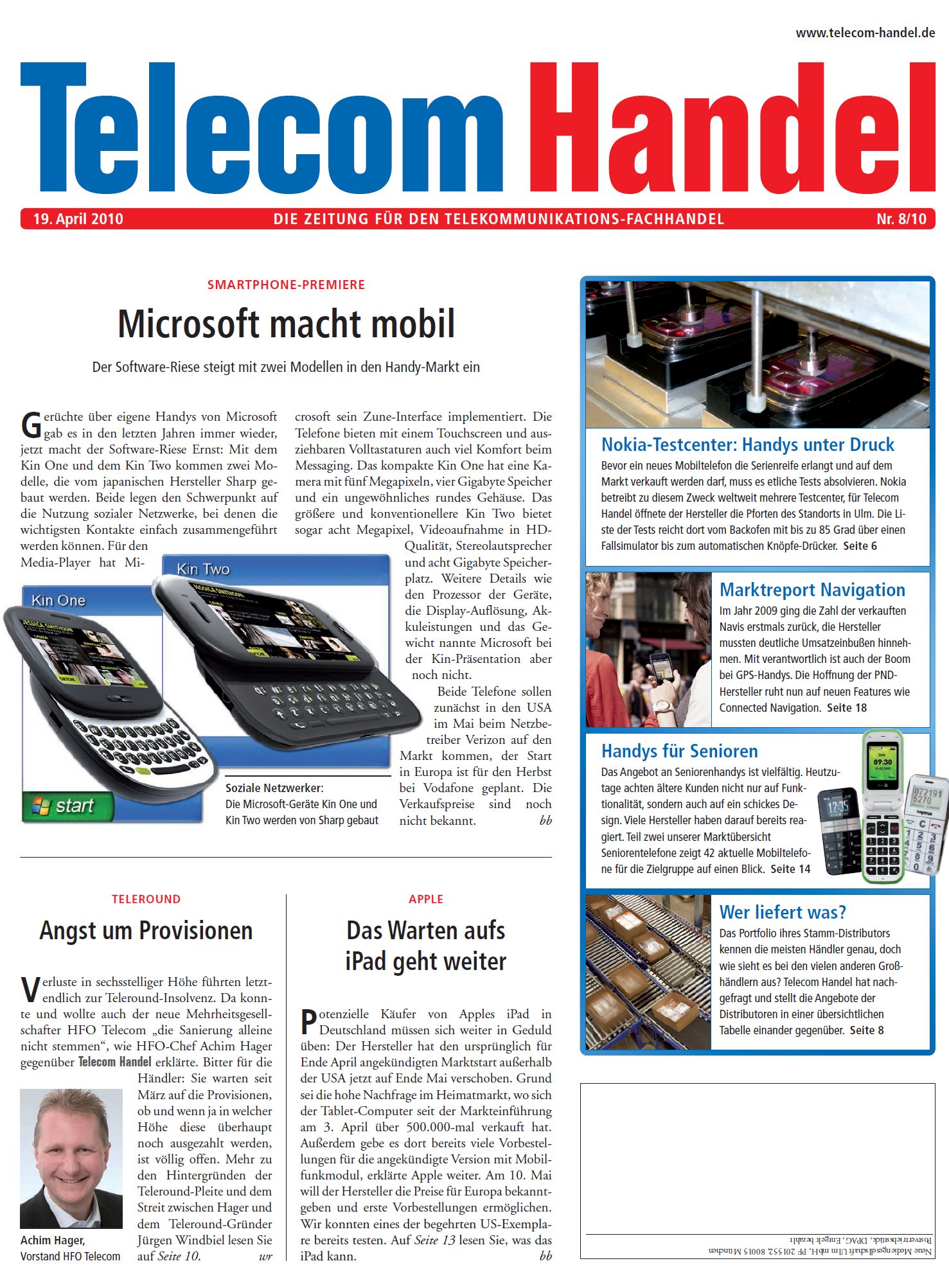 Telecom Handel Ausgabe 08/2010