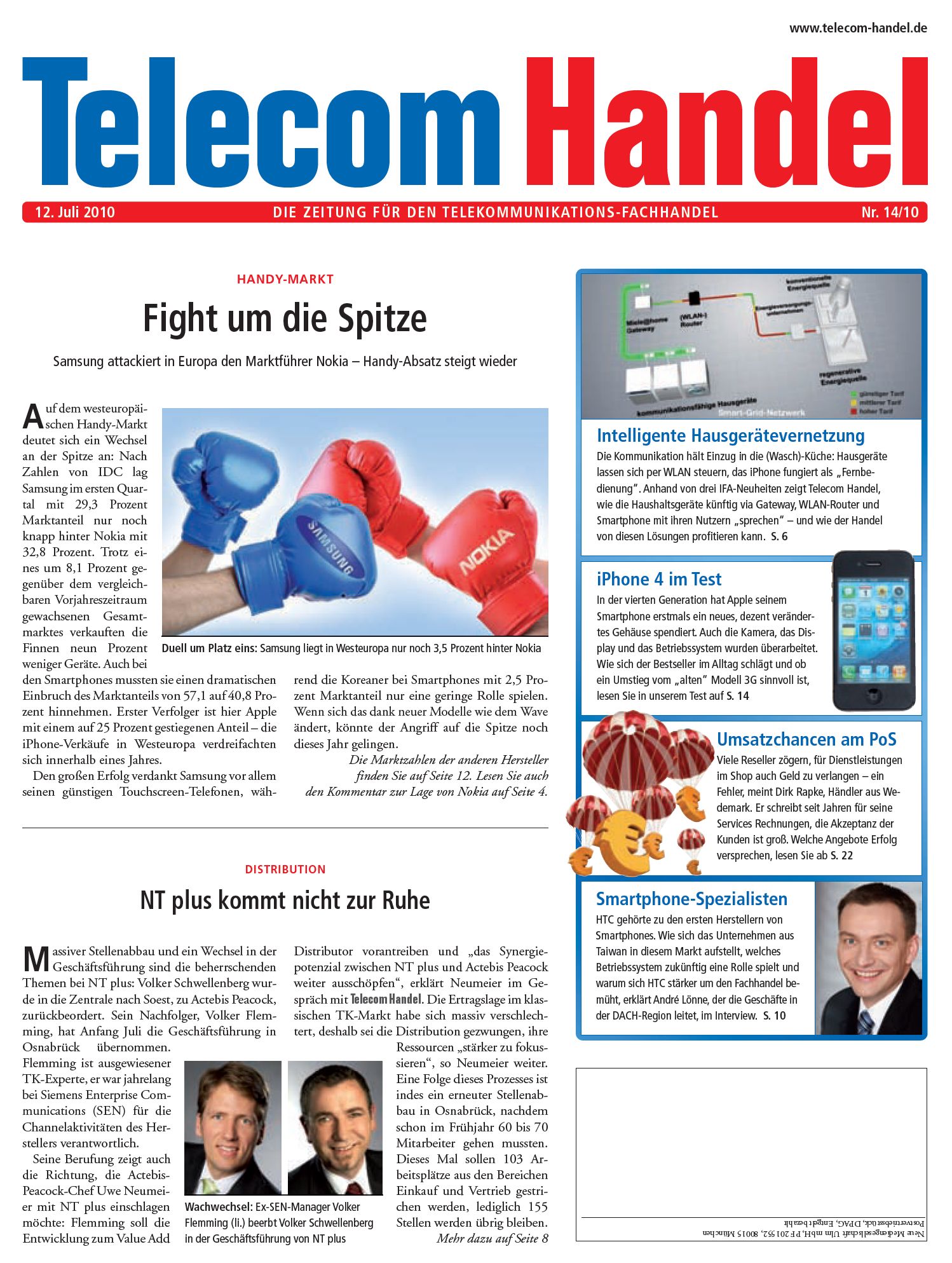 Telecom Handel Ausgabe 14/2010