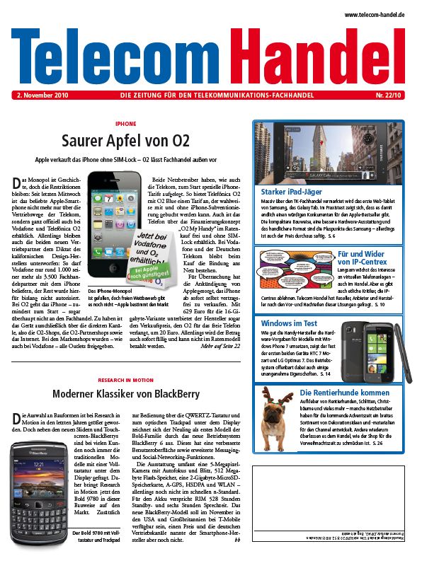 Telecom Handel Ausgabe 22/2010