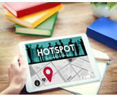 Hotspot auf dem Tablet