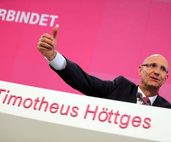 Der Vorstandsvorsitzende der Deutschen Telekom, Timotheus Höttges 