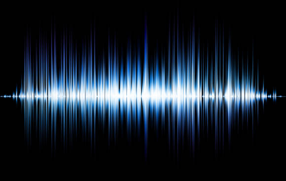 Visualisierte Soundwave 