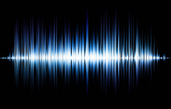 Visualisierte Soundwave 