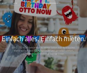 Website von Otto Now 