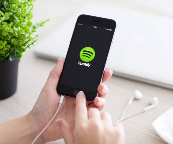 Spotify auf dem Smartphone 