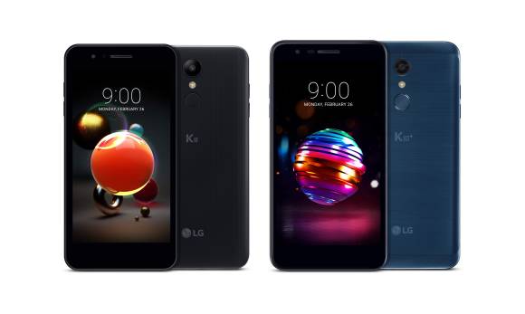 LG K8 (li.) und LG K10+ 