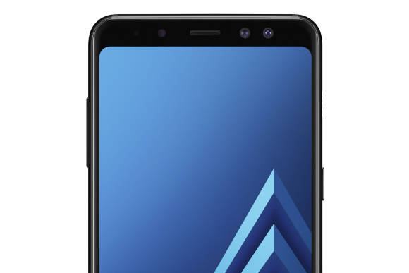 Die Doppelkamera des Galaxy A8 