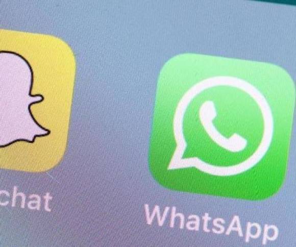 WhatsApp und Snapchat 
