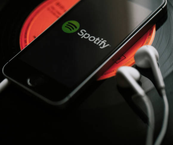 Spotify auf dem Smartphone 